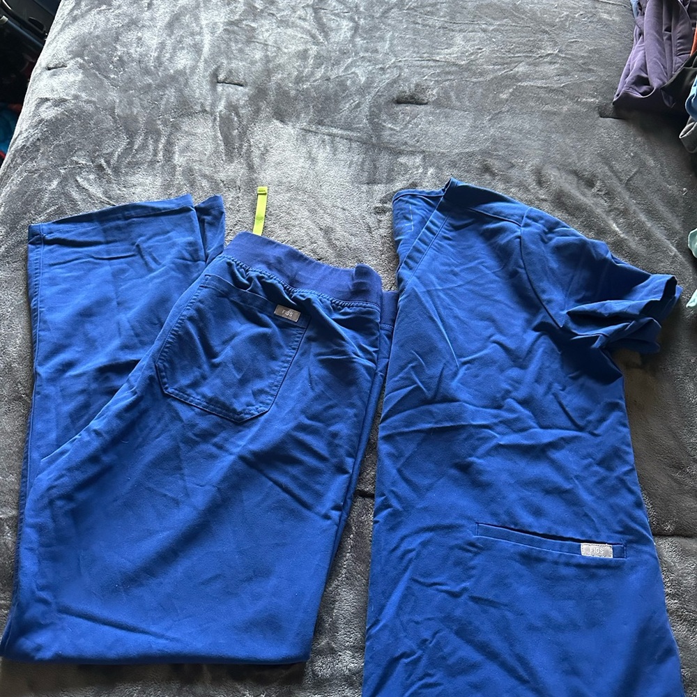 Blue Scrub Set